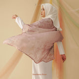 OUTER SCARF THE GARDENIA SERIES - ROSE