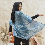 OUTER SCARF MERHABA SERIES - BLUE